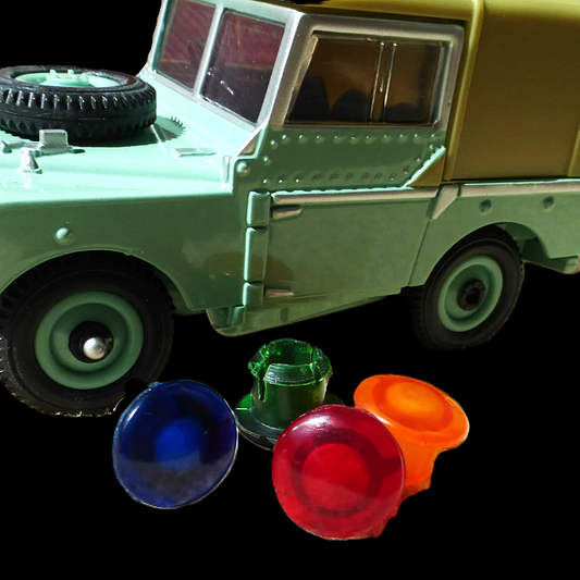 Land Rover Series 2 2a Dash Panel Warning Light Lens Set 262922 262924 262923