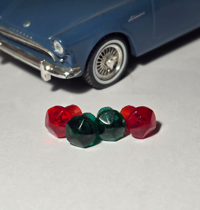Sunbeam Alpine Tiger Jaeger Smiths Instrument Gauge Speedo Warning Jewel Set