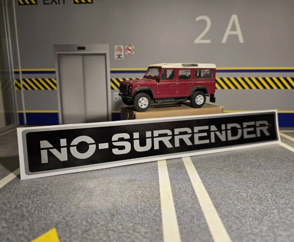 Novelty Bonnet Decals BTR1045 Land Rover Defender