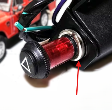 Relais de commutateur de danger lumineux Lucas Style 90575281