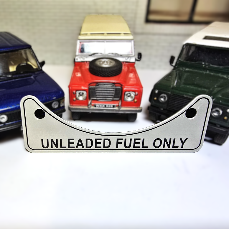 Land Rover Fuel Filler Warning Badge Series 2 2a 3 Defender 502951 (variants available)