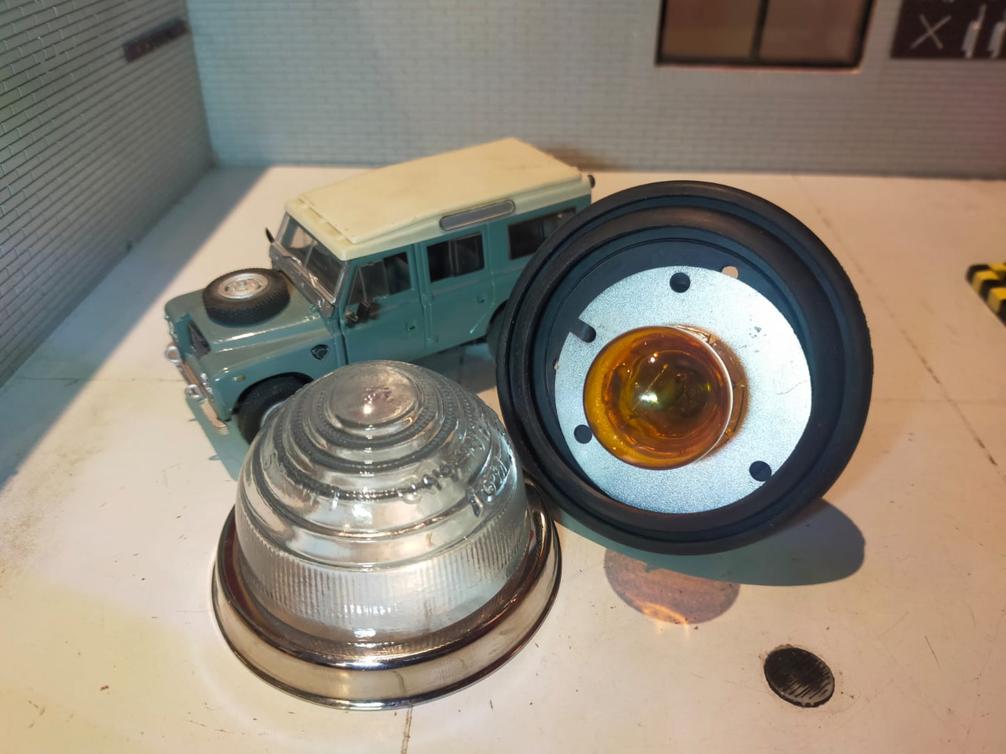 Lucas L594 Clear Lens Indicator Light Glass Turn Signal Unit