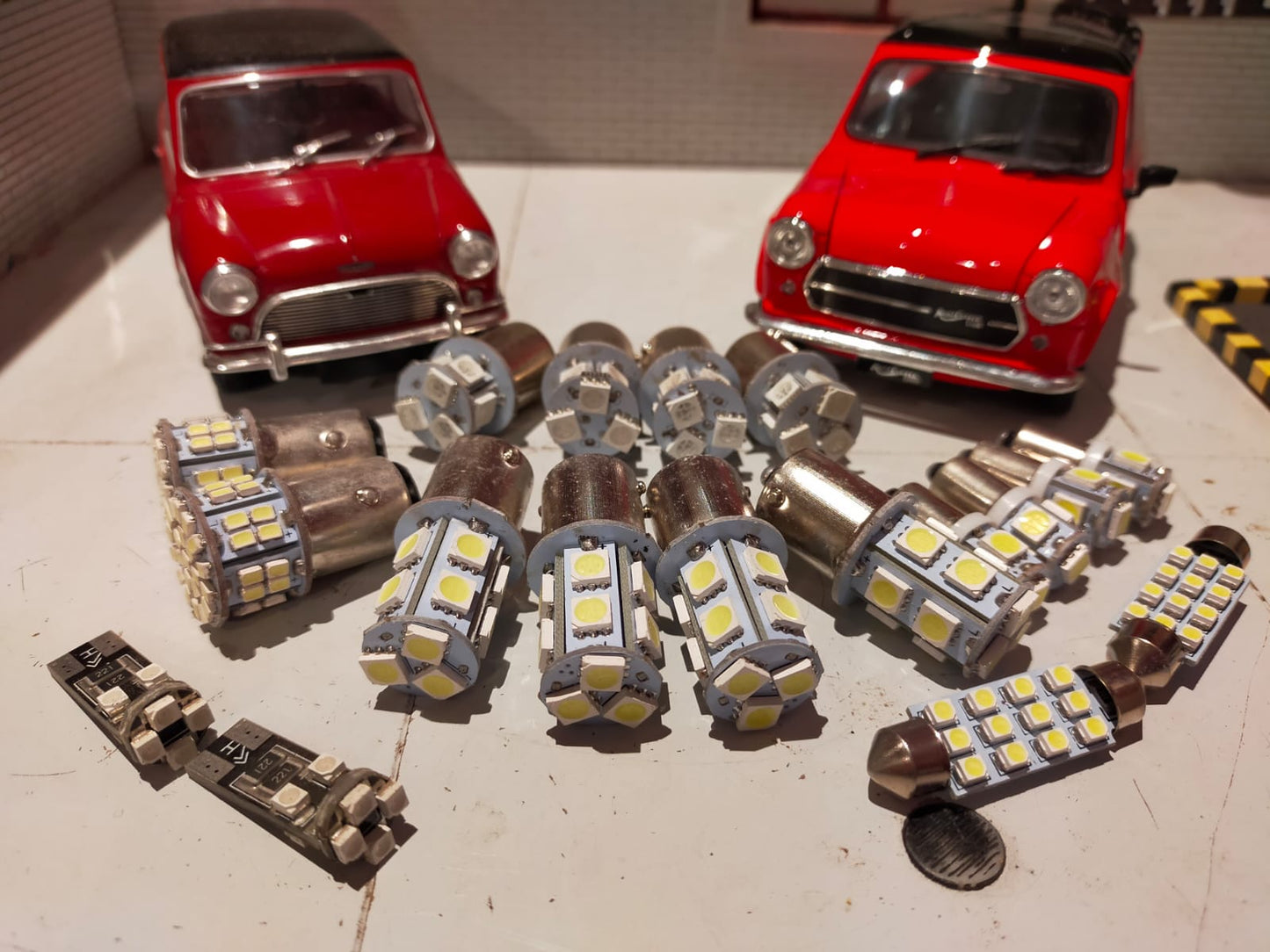 Classic Rover Austin Mini LED External Bulb Set Kit (No Headlights)