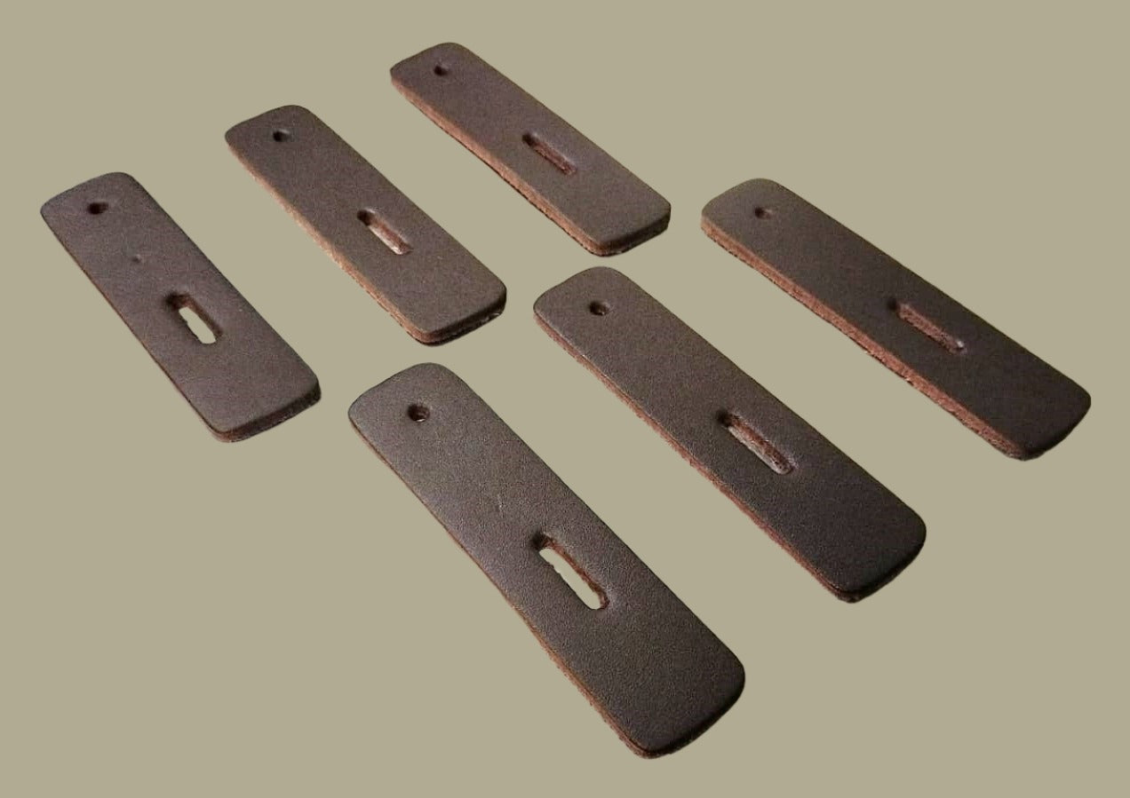 Land Rover Series 1 2 2a 3 Front Seat Base Leather Retaining Straps 100mm