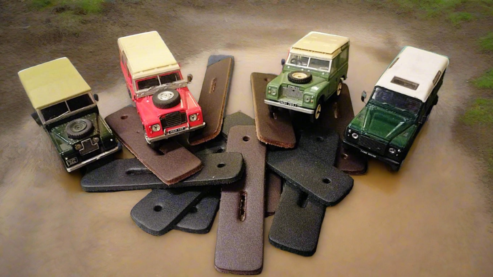 Land Rover Series 1 2 2a 3 Front Seat Base Leather Retaining Straps 10 ...