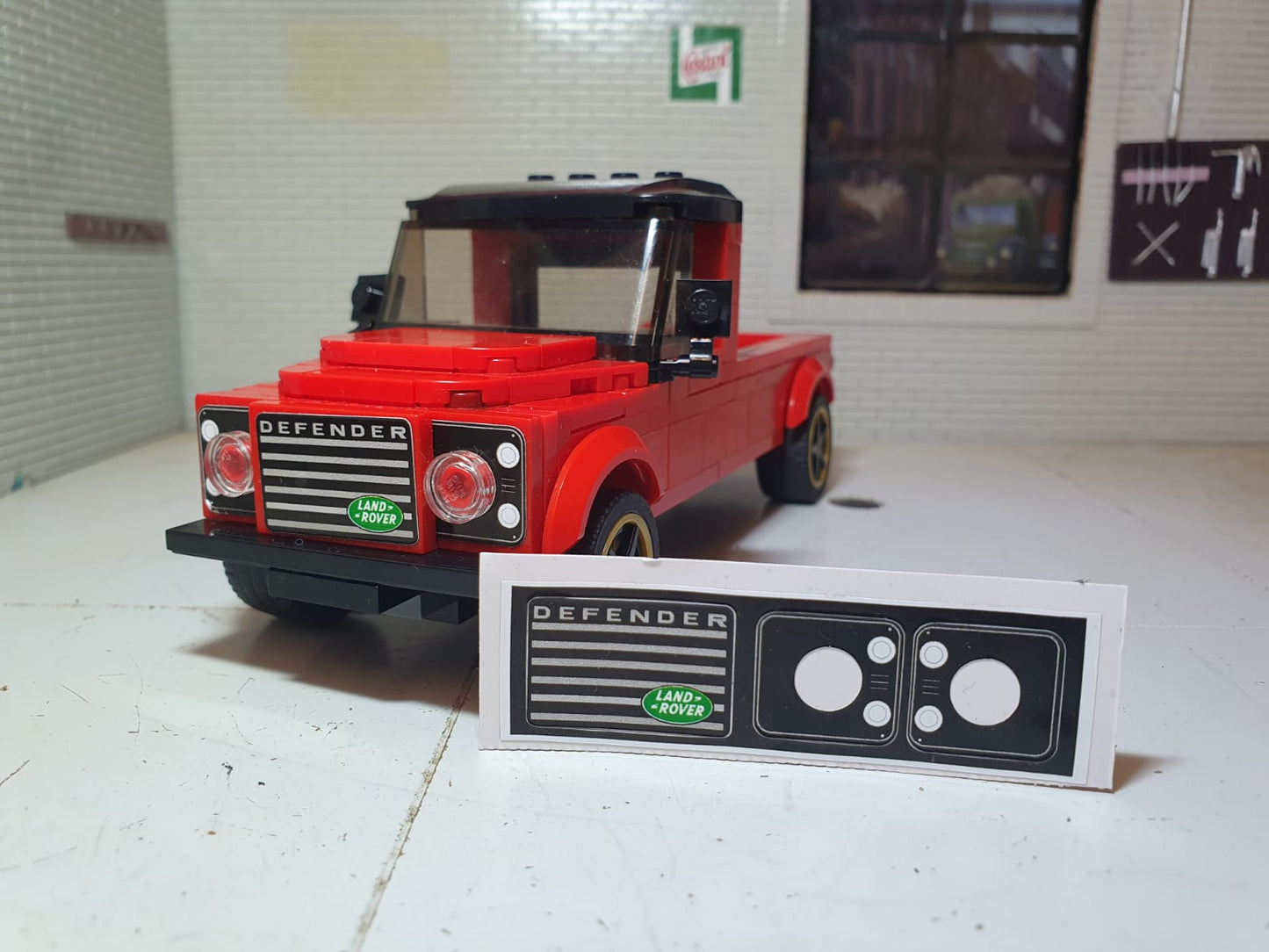 Sticker set for 40650 Land Rover Kit