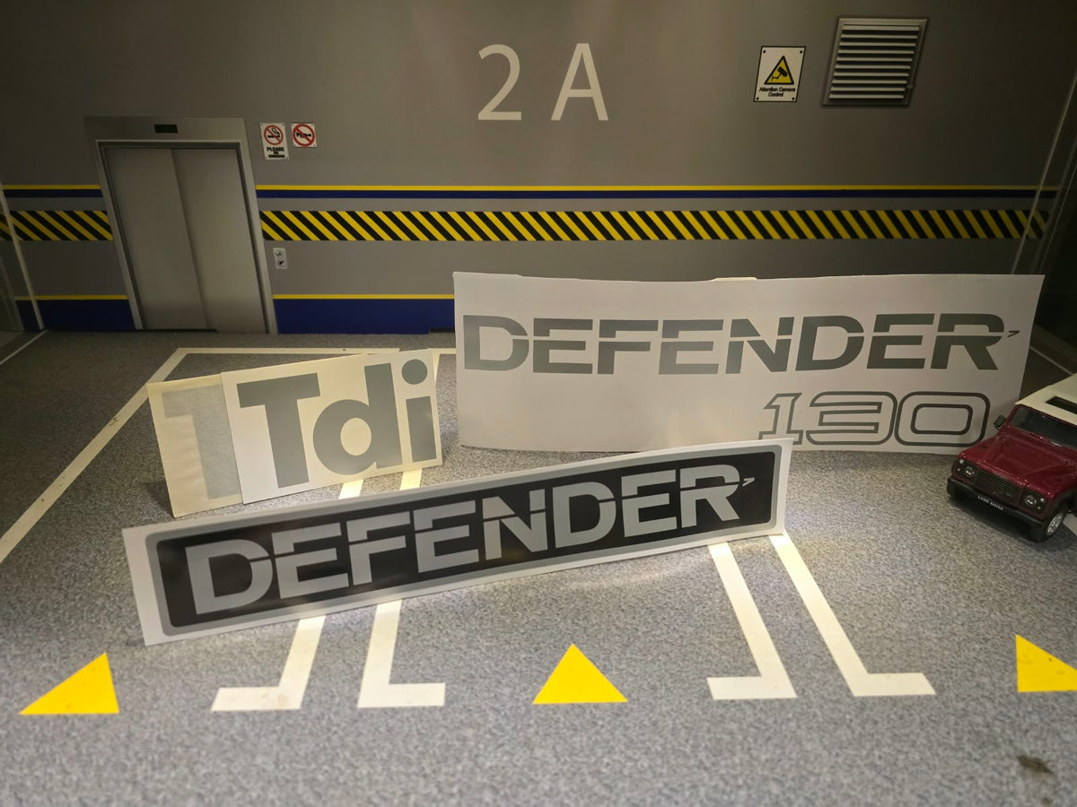Land Rover Defender Reproduction Body Decal Sets, Tdi, TD5, V8, 90, 110