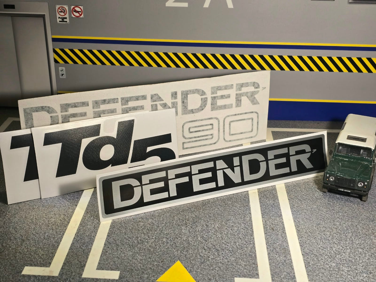 Land Rover Defender Reproduction Body Decal Sets, Tdi, TD5, V8, 90, 110