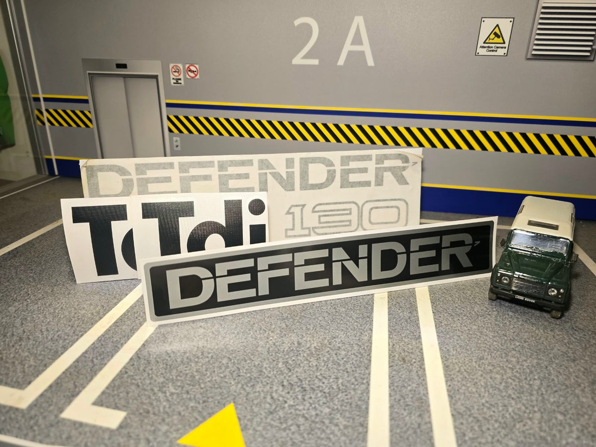 Land Rover Defender Reproduction Body Decal Sets, Tdi, TD5, V8, 90, 110