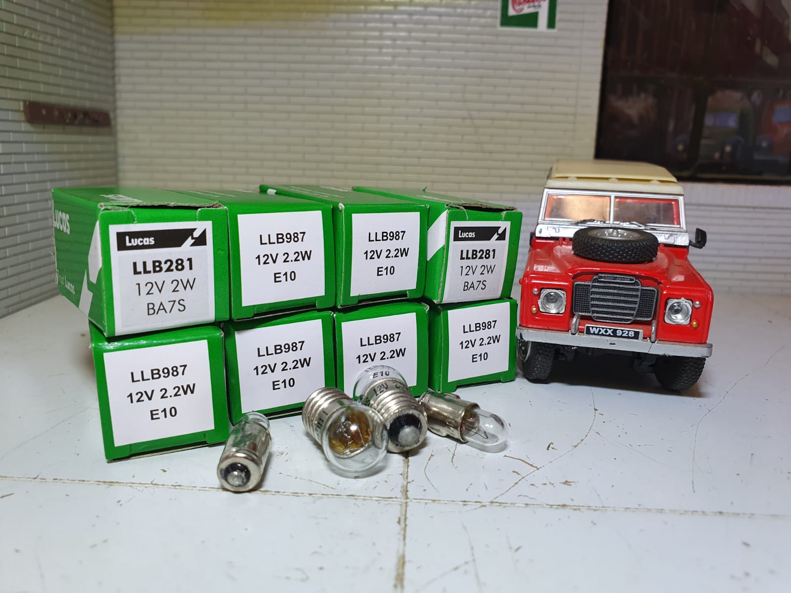 Land Rover Series 3 OEM Genuine Lucas Dash Filament Light bulbs 12v E1 ...
