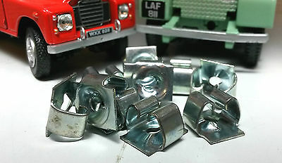 Land Rover Series Metal 78237 Turmmutter und Edelstahlschrauben x10 