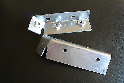 Land Rover Series 2 2a Bulkhead Wing Brackets (Fixings Optional) 338652 338653