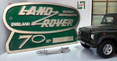 Land Rover Series, Defender Cast Tub Badges 332670 / STC3437