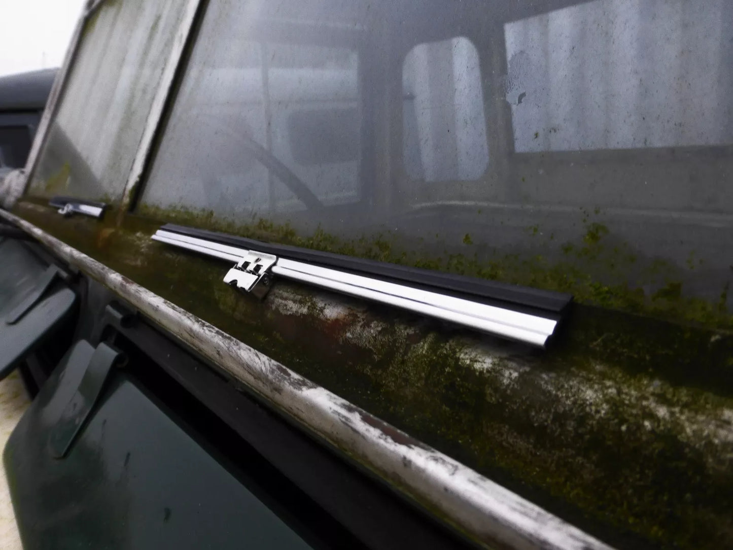 Land Rover série 1 80 86 107 2a cuillère en acier inoxydable pour balai d'essuie-glace x2