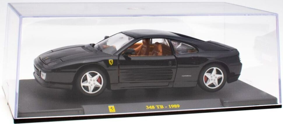 Ferrari 348 TB 1989 ブラック ミニカー Burago 1/24 Scale Diecast 191223D - 1989 Ferrari 348 TB - Black