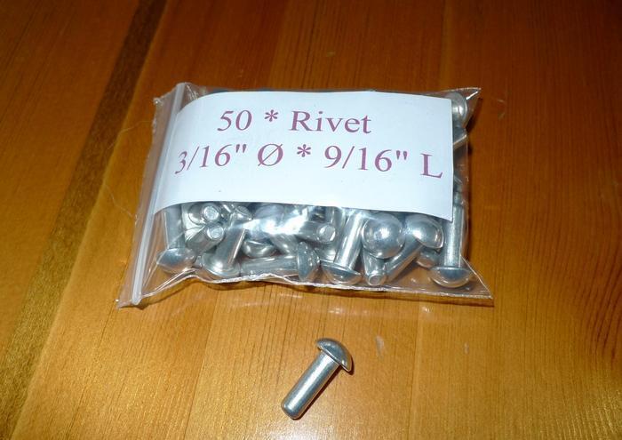 Land Rover Solid Aluminium Capping Rivets 3/16 Dia 3/8 Long x50 Series ...