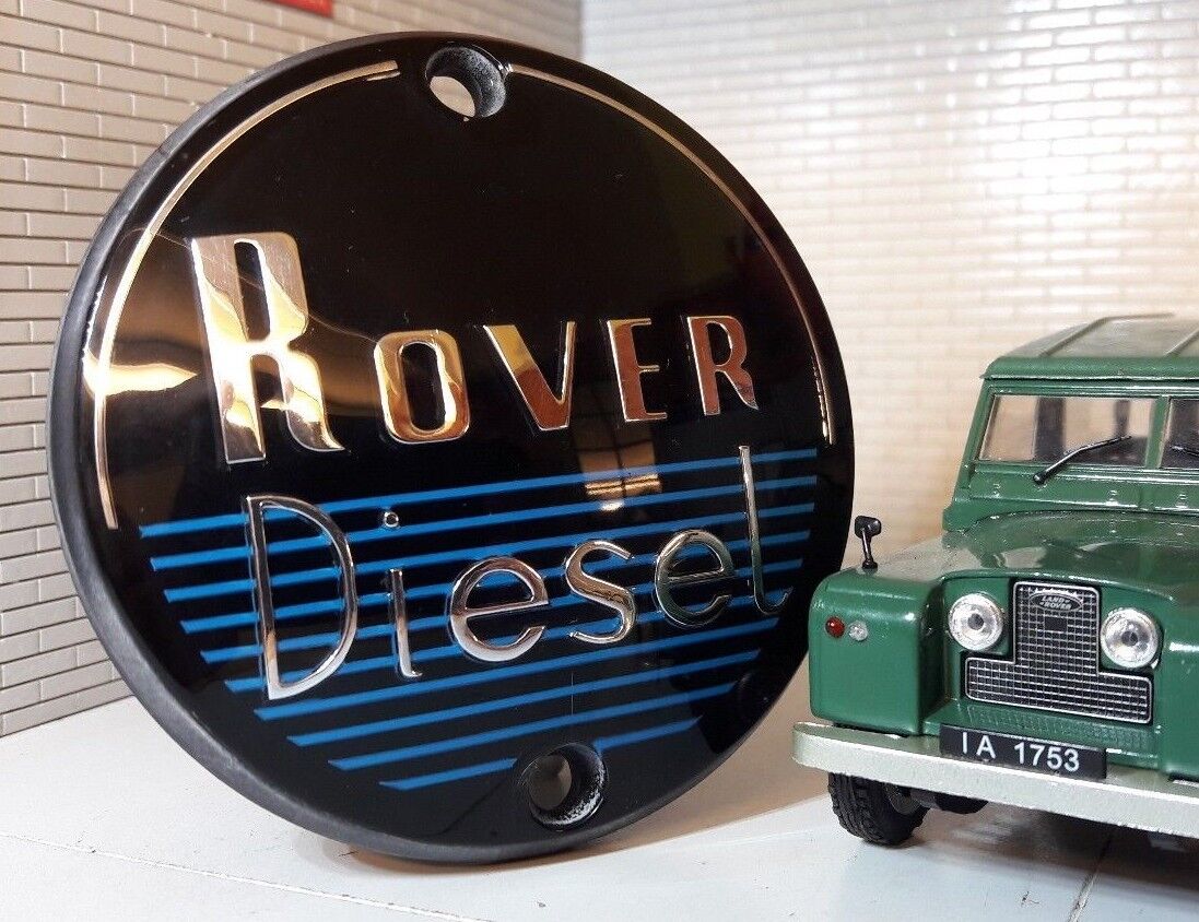 Rover Diesel 2 Litre Engine Grill Panel Badge Land Rover Series 1 2 ...