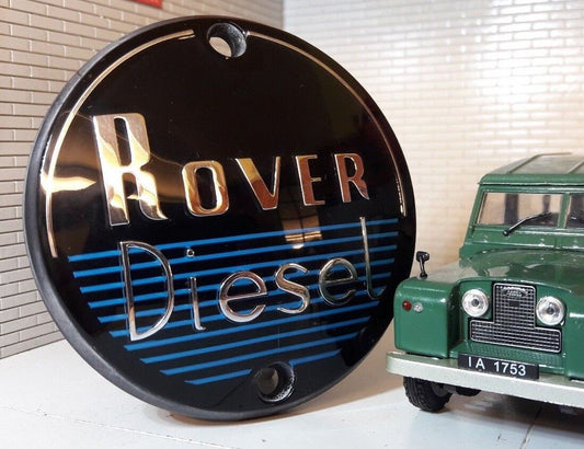 Diesel 2 Litre Engine Grill Panel Badge Land Rover Series 1 2