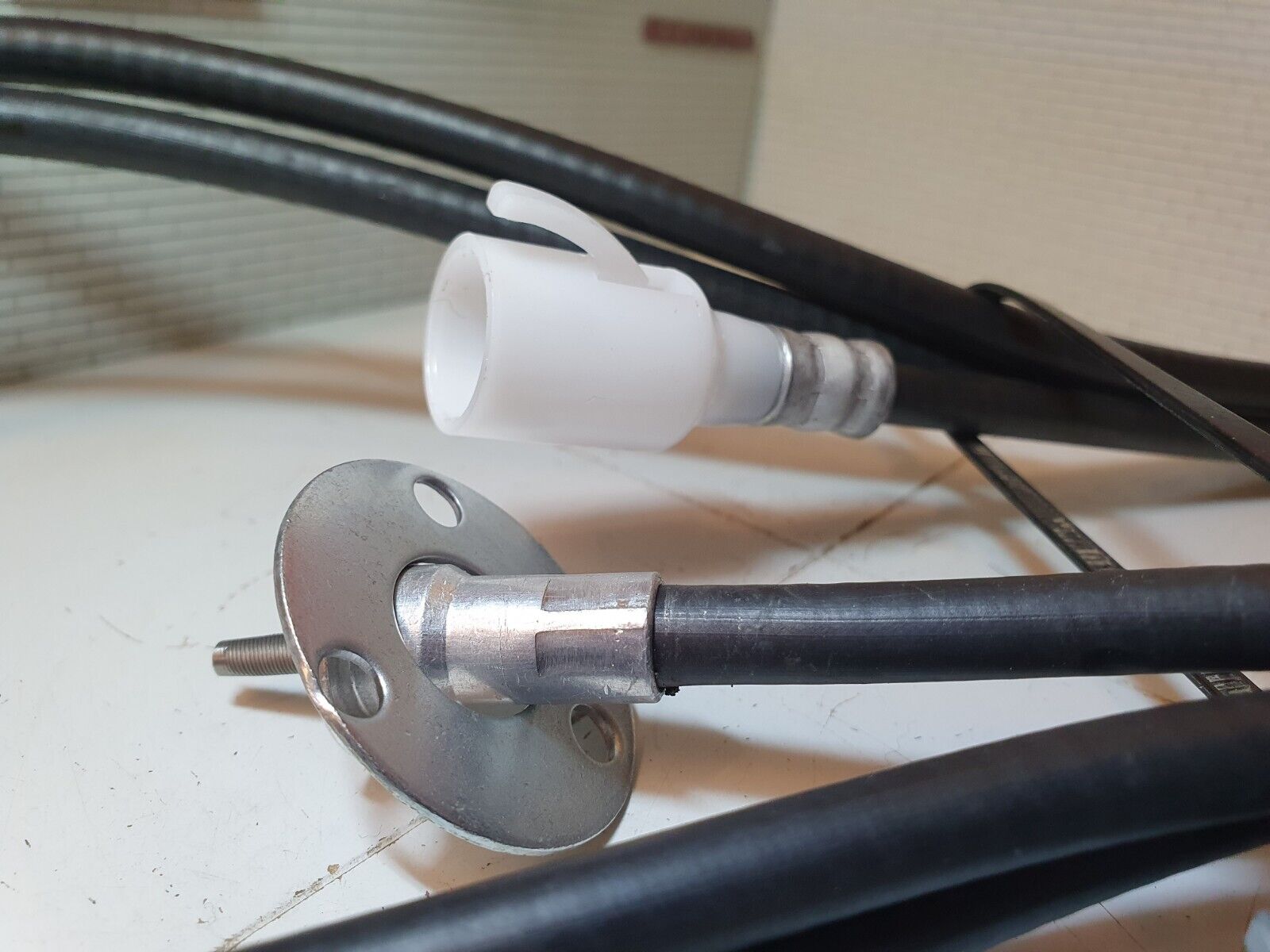 Land Rover Series 3 Smiths Jeager Speedo Speedometer Clip Head Cable U ...