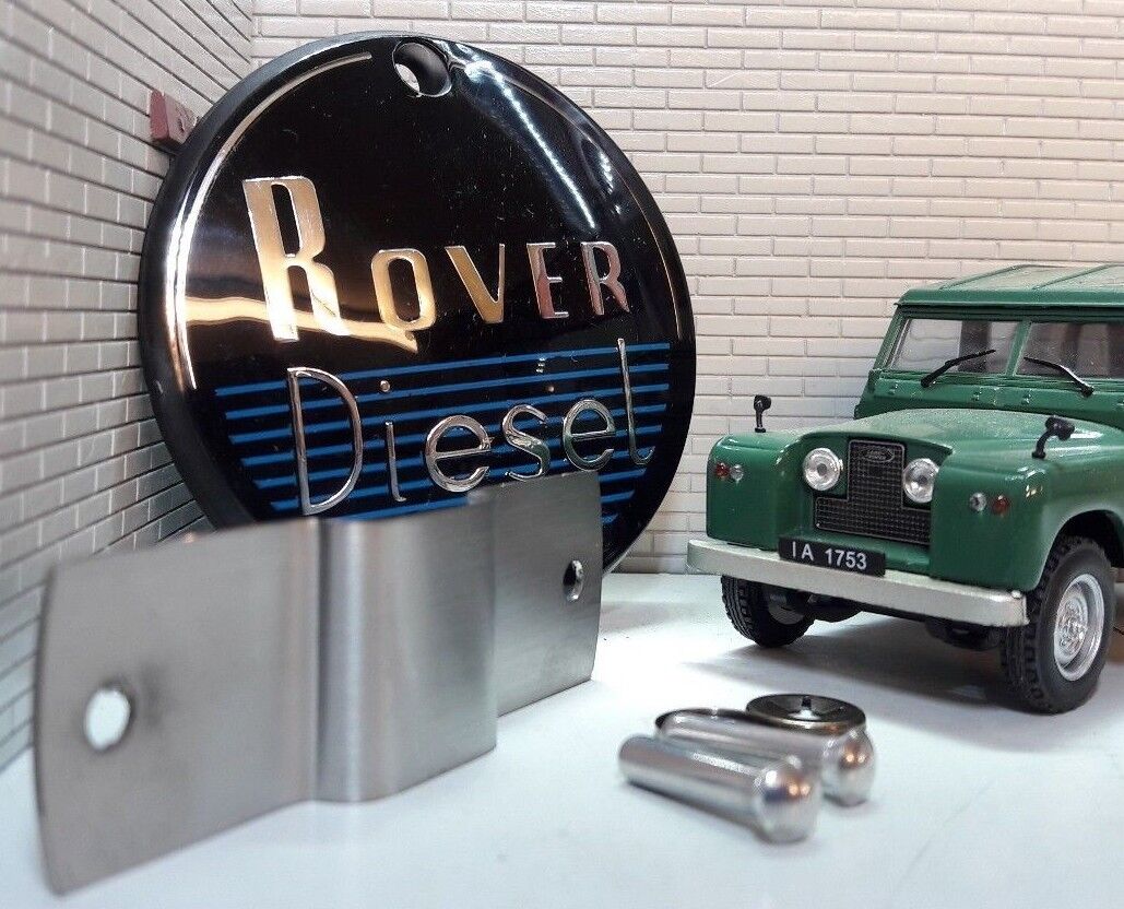 Diesel 2 Litre Engine Grill Panel Badge Land Rover Series 1 2