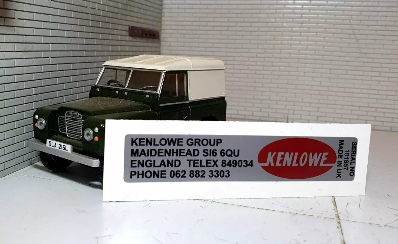 Land Rover Series 2a 3 Defender Kenlowe Electric Fan Decal
