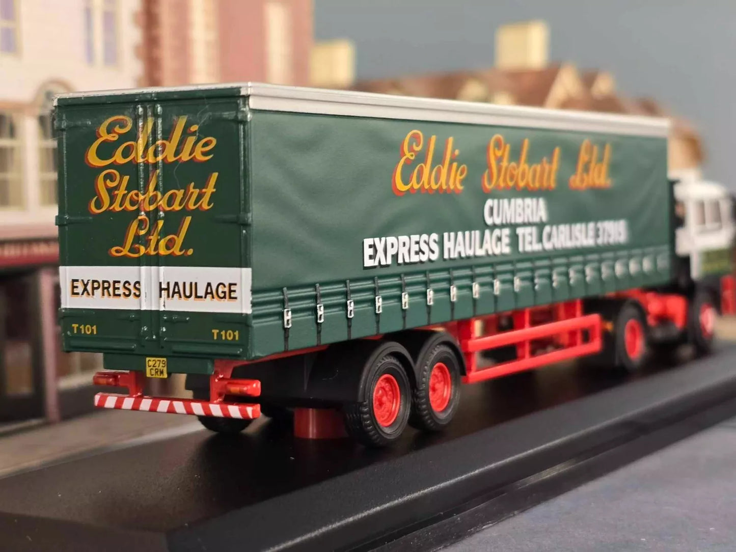 Eddie Stobart 1985 DAF 2800 Curtainside Tautliner Trailer F241 STOB027 1:76