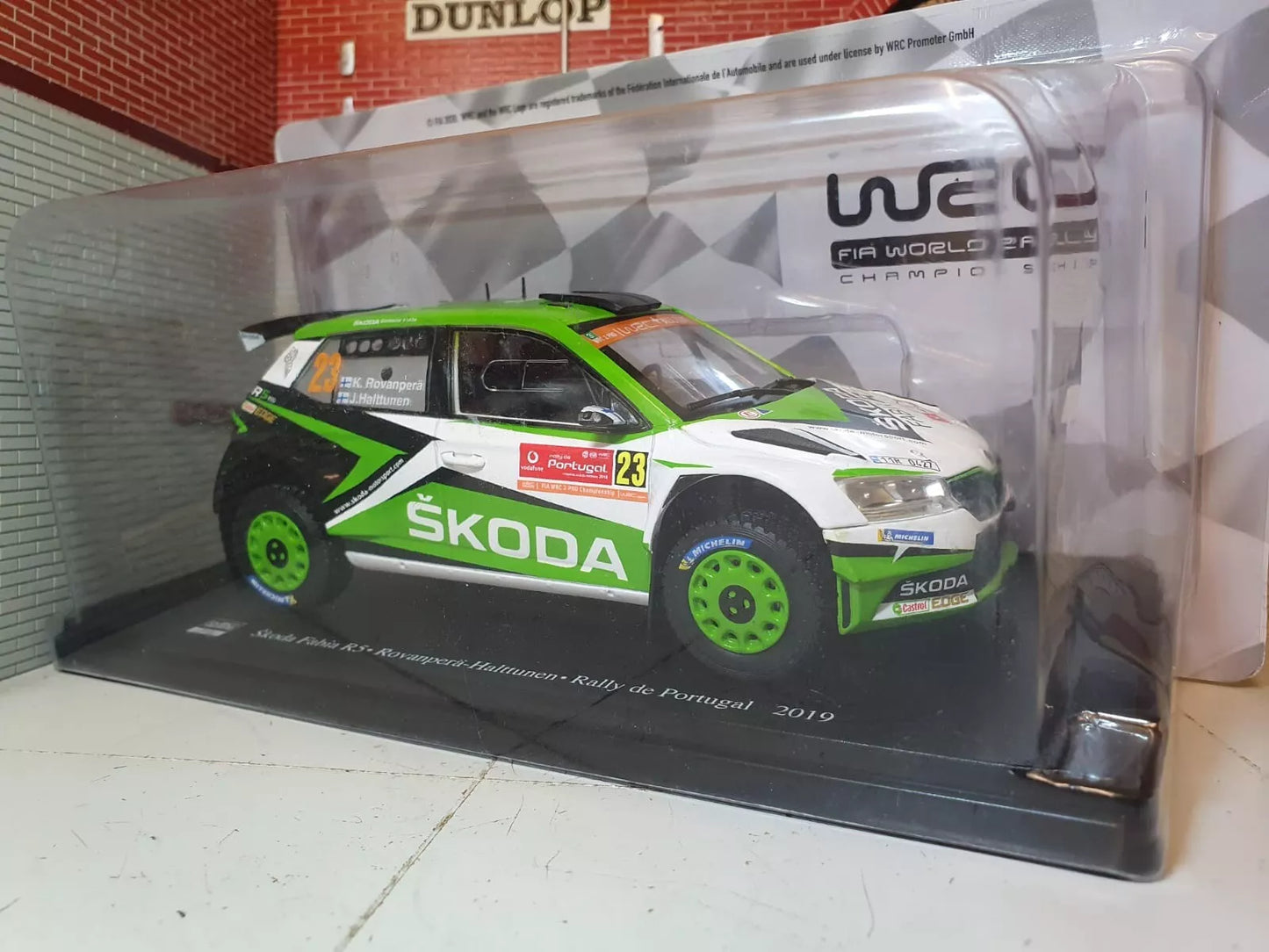 Skoda Fabia WRC Kalle Rovanpera Rally Portugal 2019 Ex Magazine 1:24