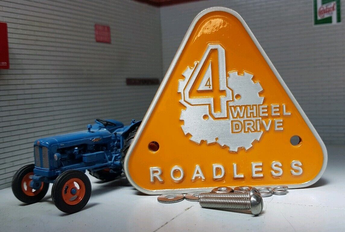 Roadless Cast Aluminium Grill/Tub Badge