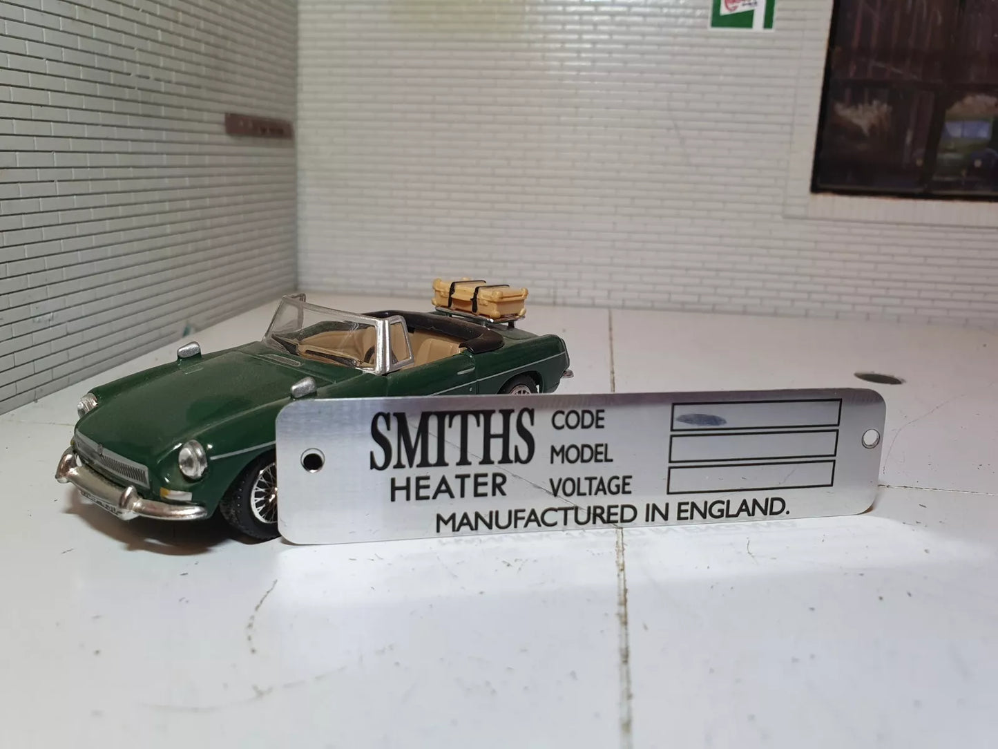 Smiths runder Heizkörper Metallspannungsplatte Triumph TR2 TR3a Morris Minor