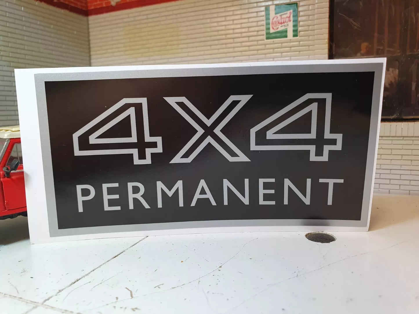 Permanent 4x4 Land Rover 90 110 Export Rear Panel Decal