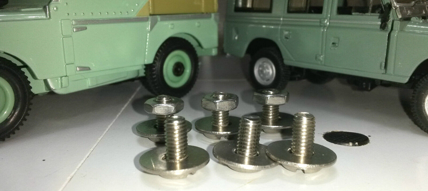 Land Rover Series Dash Instrument Panel Stainless Fitting Screws Set