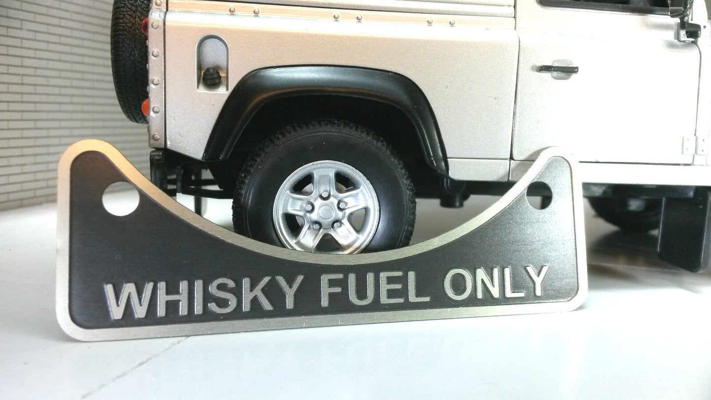 Badge d'avertissement de remplissage de carburant Land Rover série 2 2a 3 « Whisky » 502951