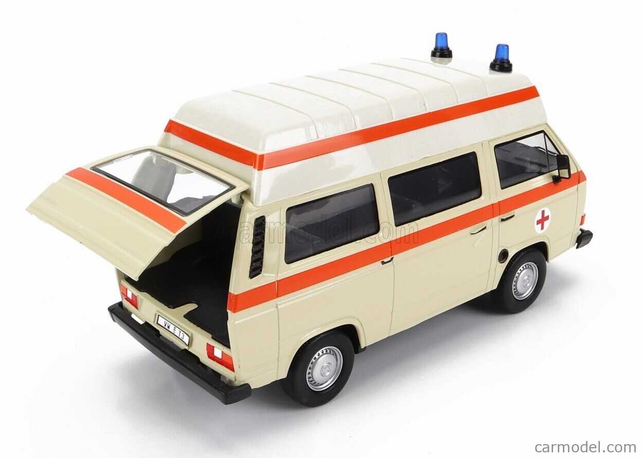 Volkswagen 1980 T3 T25 German Ambulance Krankenwagen Motormax 1:24