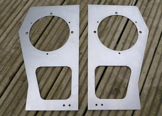Front Radiator Panel Repair Sections - Land Rover Military Lightweight Series 2a