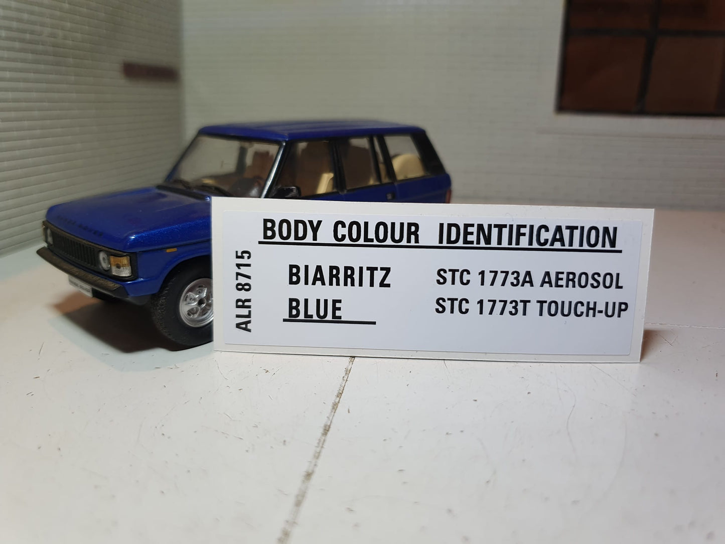 Land Rover Body Colour Identification Paint Colour Code Decals
