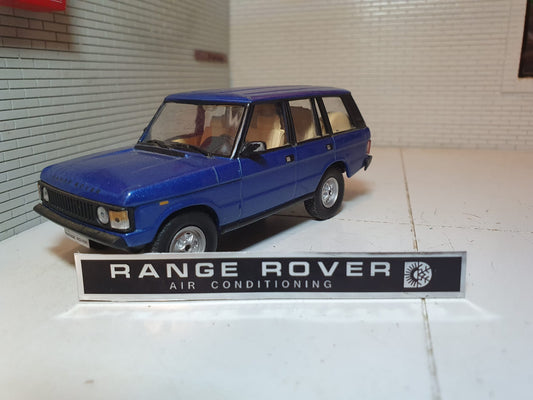 Range Rover Air Conditioning Decal 1979-1986