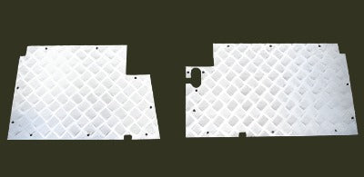 Land Rover Floor Chequer Plates Panels 3mm 330037 & 330038 Series 2 2a ...