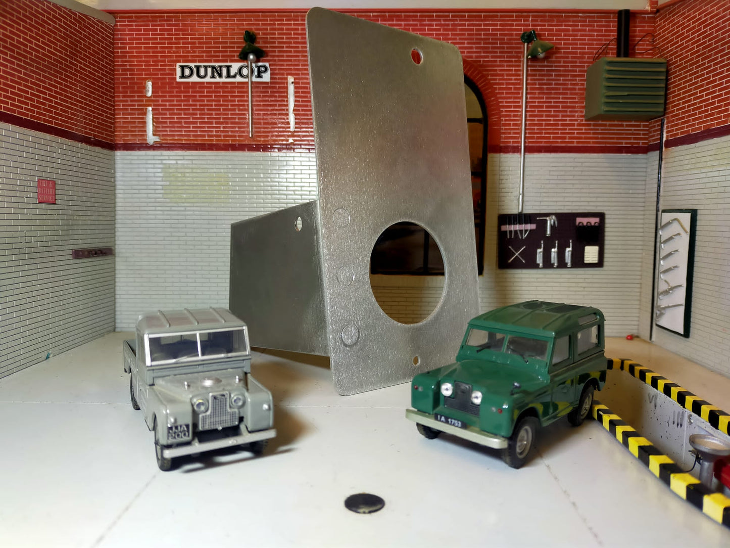 Panneau de tableau de bord de commutateur d'instrument de jauge auxiliaire 503147 pour Land Rover série 1 2 2a (gauche/droite)