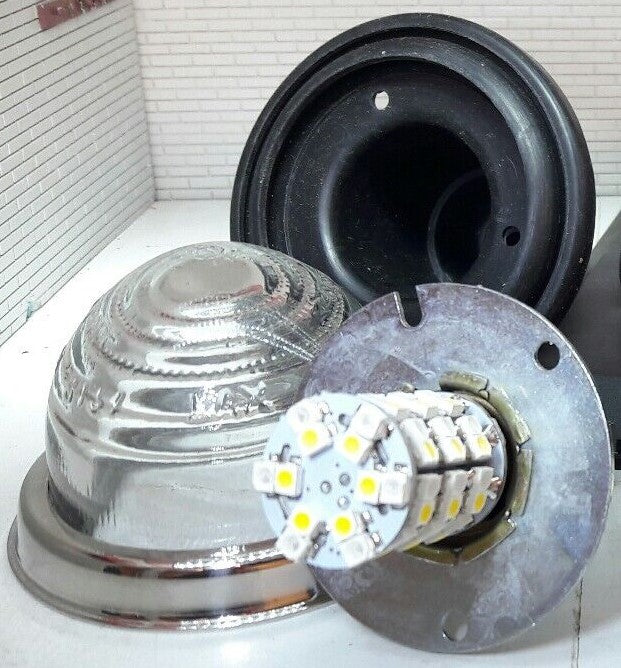 Lucas L594 Combined Indicator Sidelight Glass Lens Unit (Filament / LE ...