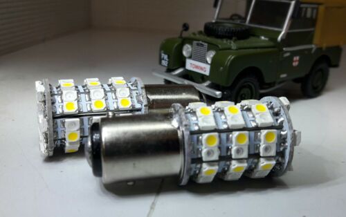 Land Rover Series 1 2 LED 380 kombinierte Blinker-Standlichtbirnen, bernsteinfarben/warmweiß