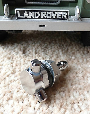 Lucas Repro WSB131 Chrom/Messing Scheibenwaschdüse Land Rover Serie 1 2 2a 3