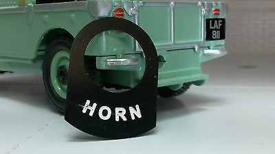 Land Rover Series 2 2a 2b 3 Classic Metal Switch Tag "Horn"