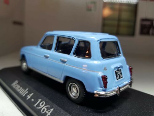 Renault 4 Bleu 1964 Deagostini 1:43