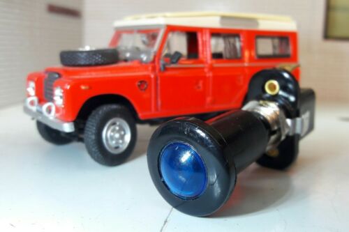 Lucas Type 31696 Bleu SPB101 LED Lentille lisse Interrupteur à tirer Land Rover Série 2a 3