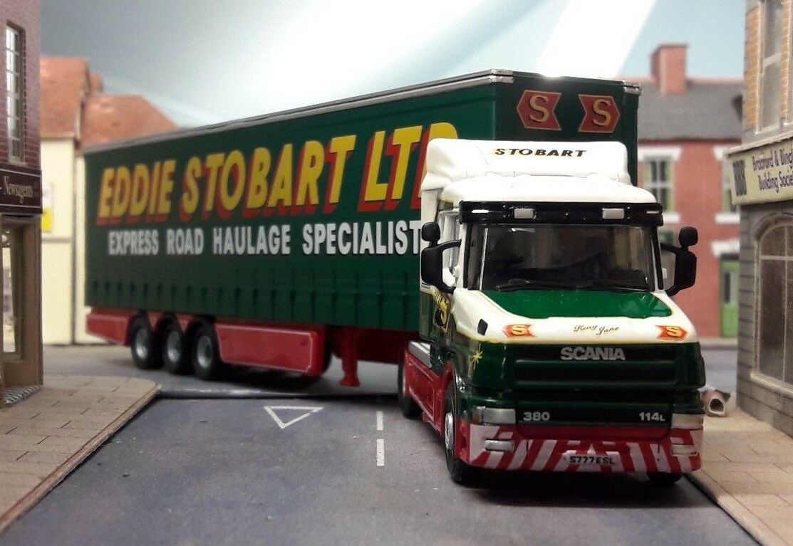 Eddie Stobart Scania Truck T Series Lorry Wagon Hornby 1:76