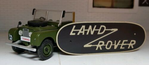 Toylander Land Rover Early Series 1 80" Insigne de calandre de baignoire en métal gravé à demi-échelle