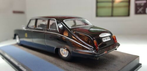 Modellauto aus Druckguss im Maßstab 1:43, schwarz, Daimler DS420 Royal Limousine Hearse