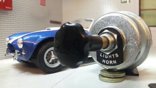 Kit de phares latéraux de voiture Vintage classiques, interrupteur de klaxon, étiquette et bouton