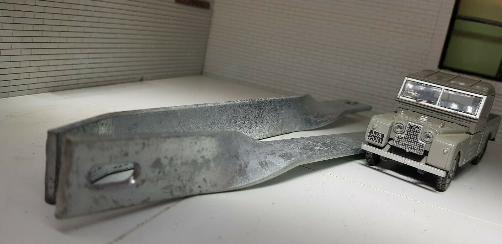 Land Rover Wing Stay Brackets Series 1 86 88 Galvanised SWB 1954-58 Se ...