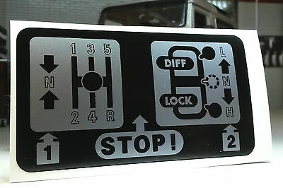 Land Rover Discovery 300tdi Warning Decal Manual Transmission Box AWR118